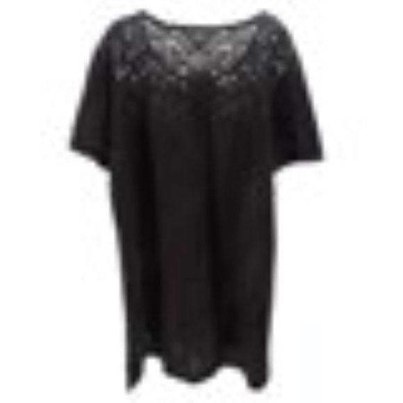 Wonder Limited Amara Burnout Tee Black - Size Small- NWT - Picture 4 of 4